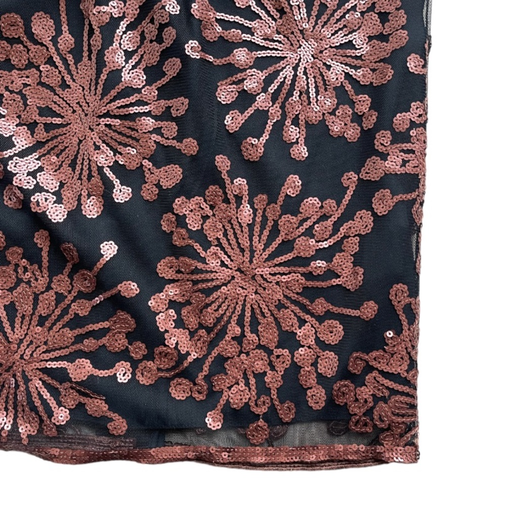 Boden sequin party copper black pencil skirt - Picture 3 of 9